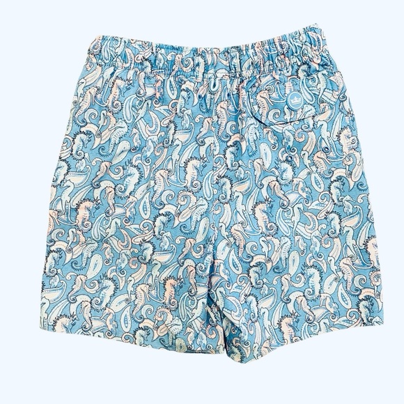 Peter Millar Swimsuit Seahorse Paisley Boy's Youth Swim Trunk Large (11-12) - Picture 5 of 10